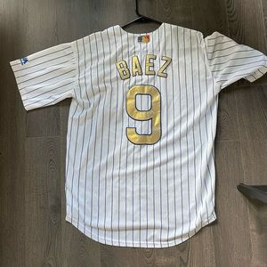 Official Cubs Javier Baez World Series edition Stitched Jersey